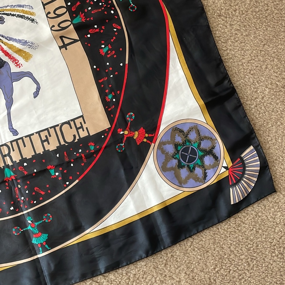 Vintage Hermés Paris 1994 Feux d'Artifice Silk Scarf 90cm - Picture 6 of 9